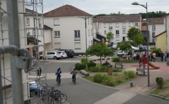 Le point d'étape à La Loupe sur la réhabilitation de la résidence Ferry Bruyère le 22 juillet