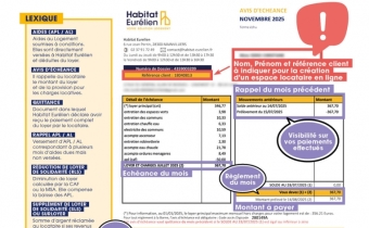 Nouvel Avis d'échéance