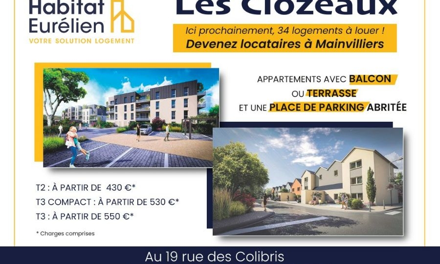 MAINVILLIERS - Les Clozeaux - A LOUER